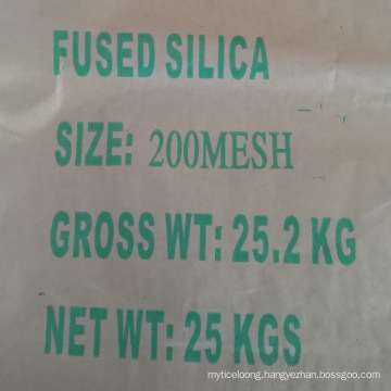 200/325mesh Fused Silica for Fusion Bonded Epoxy Molding Compound